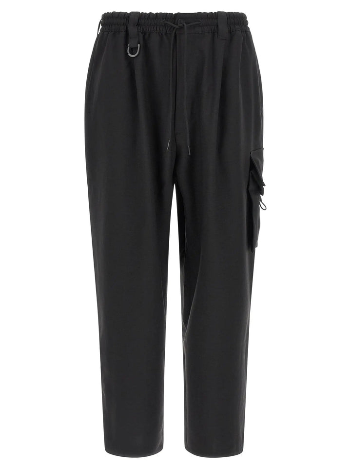 Y-3 Sample Sale | Y-3 Black Polyester Cargo Pants - | Designer outlet
