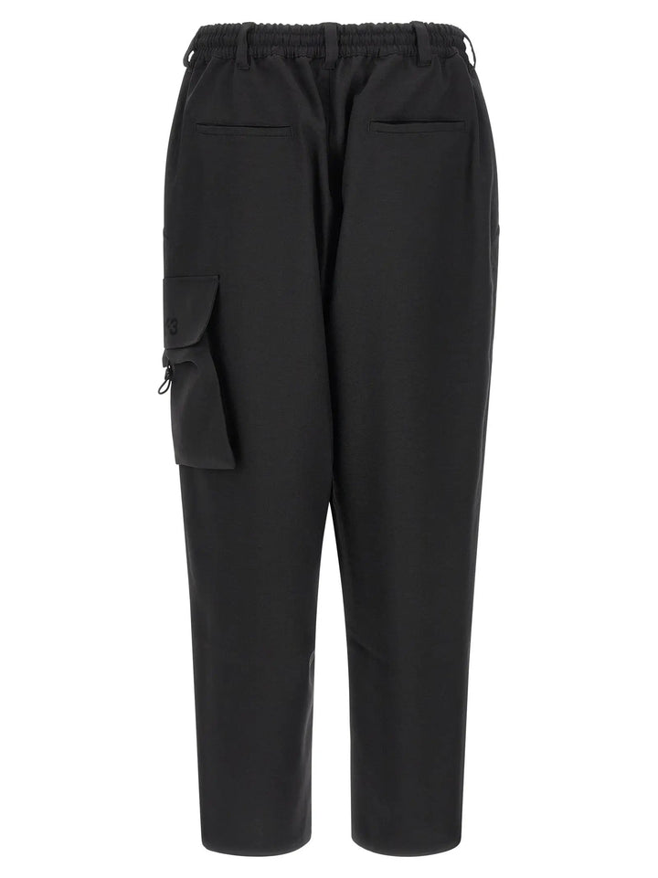 Y-3 Sample Sale | Y-3 Black Polyester Cargo Pants - | Designer outlet