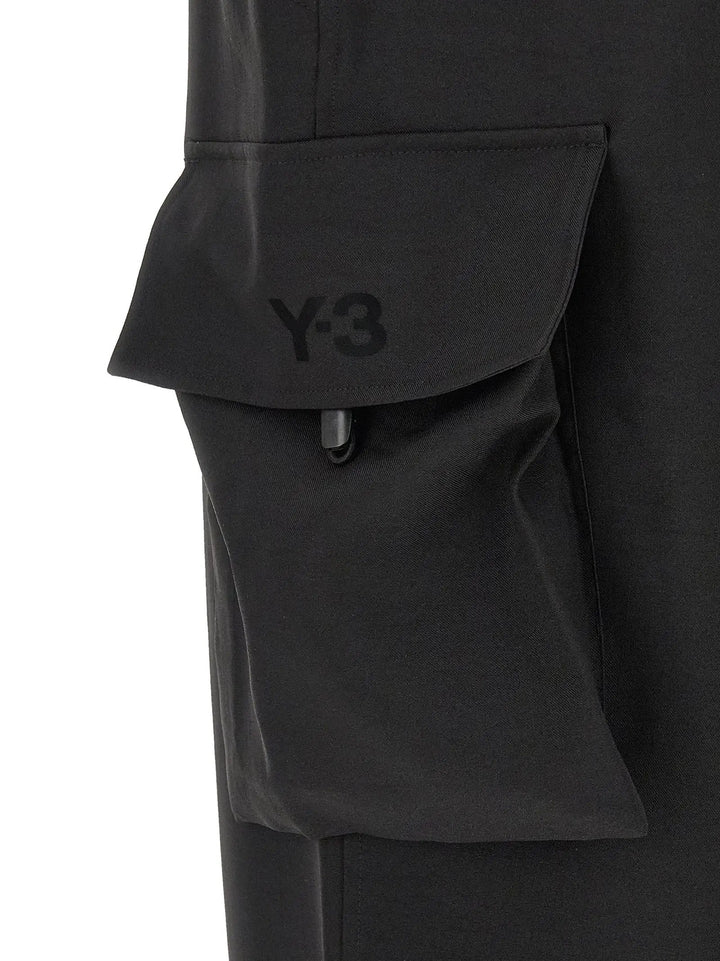Y-3 Sample Sale | Y-3 Black Polyester Cargo Pants - | Designer outlet