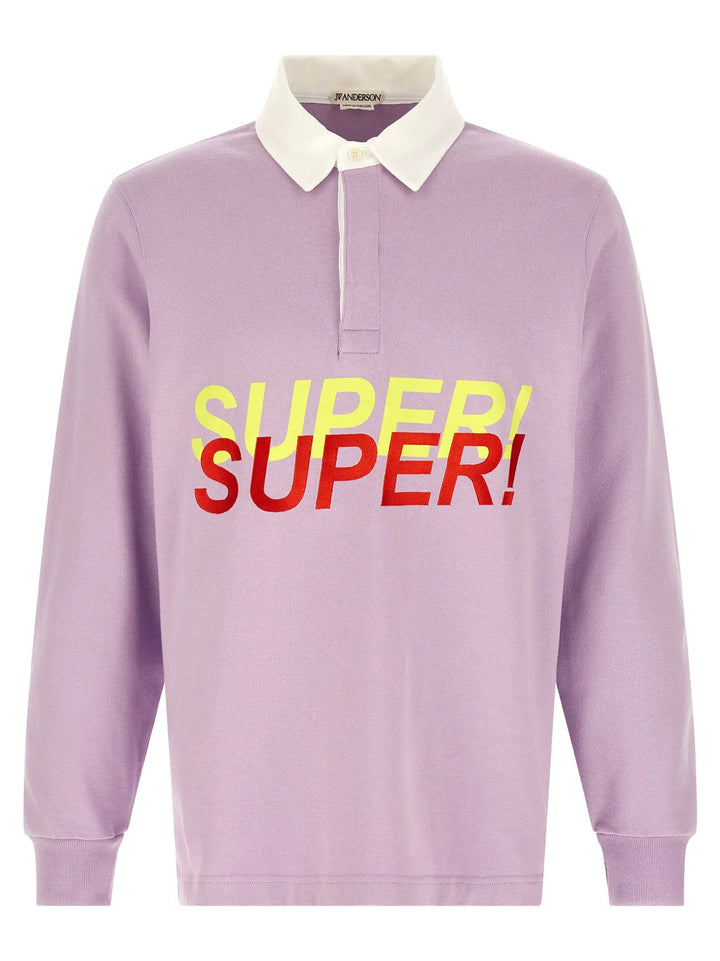 J.W.Anderson Purple Cotton Polo Shirt