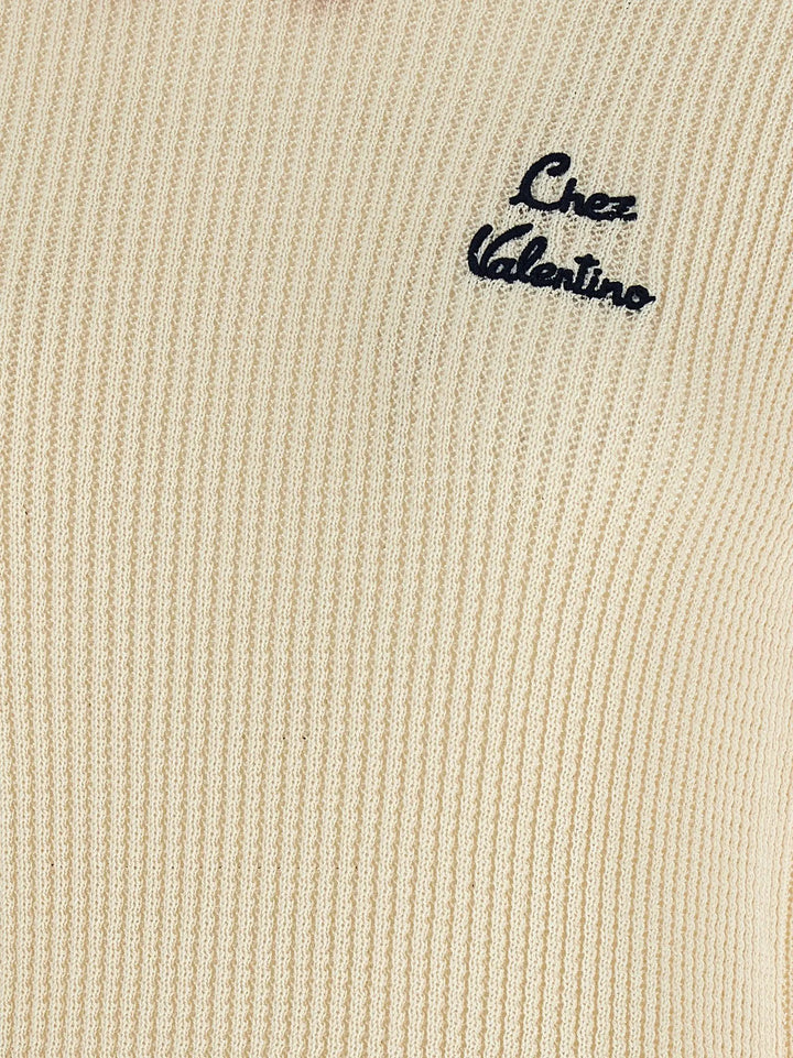 Valentino Garavani Beige Cotton Shortsleeve Shirt