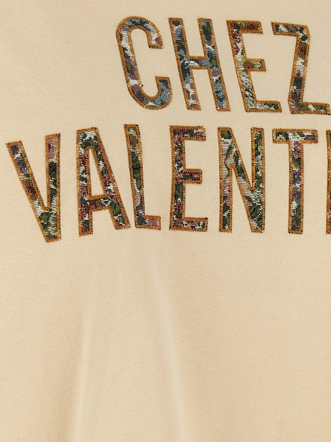 Valentino Garavani Beige Cotton T-Shirt