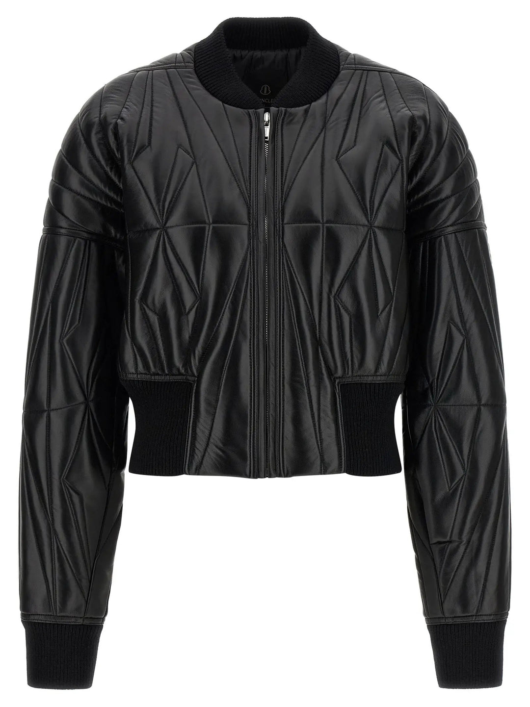 Rick Owens Black Lamb Leather Leather Jacket