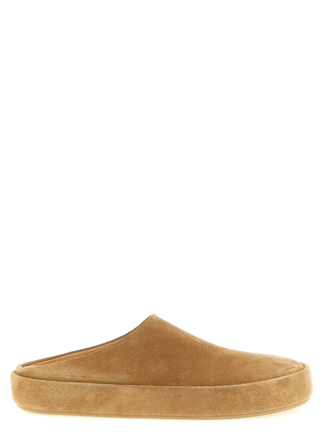 Marsell Beige Calfskin Mules