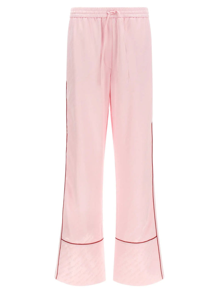 Off-White Multicolor Viscose Casual Pants