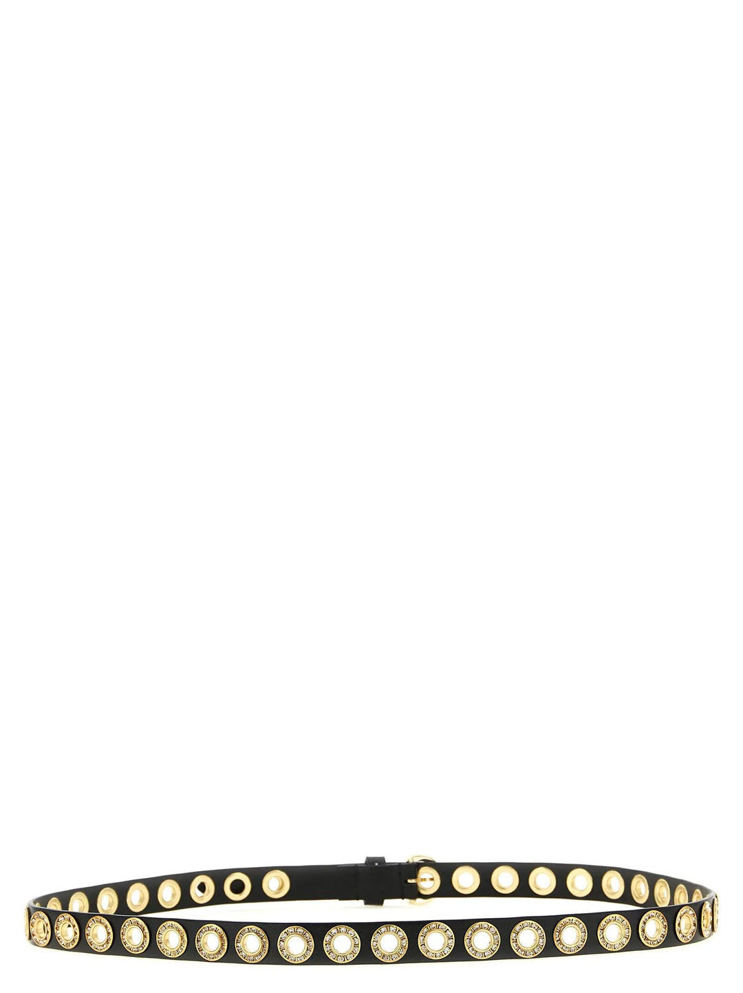 PINKO Black Polyethylene Regular Belt