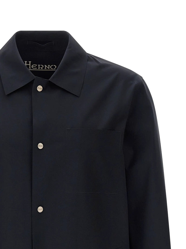 Herno Blue Polyamide Shell Jacket