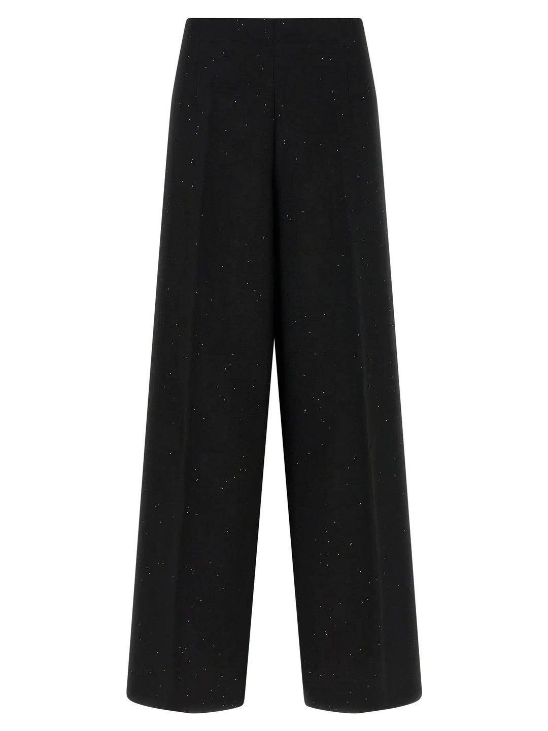Herno Black Viscose Pants