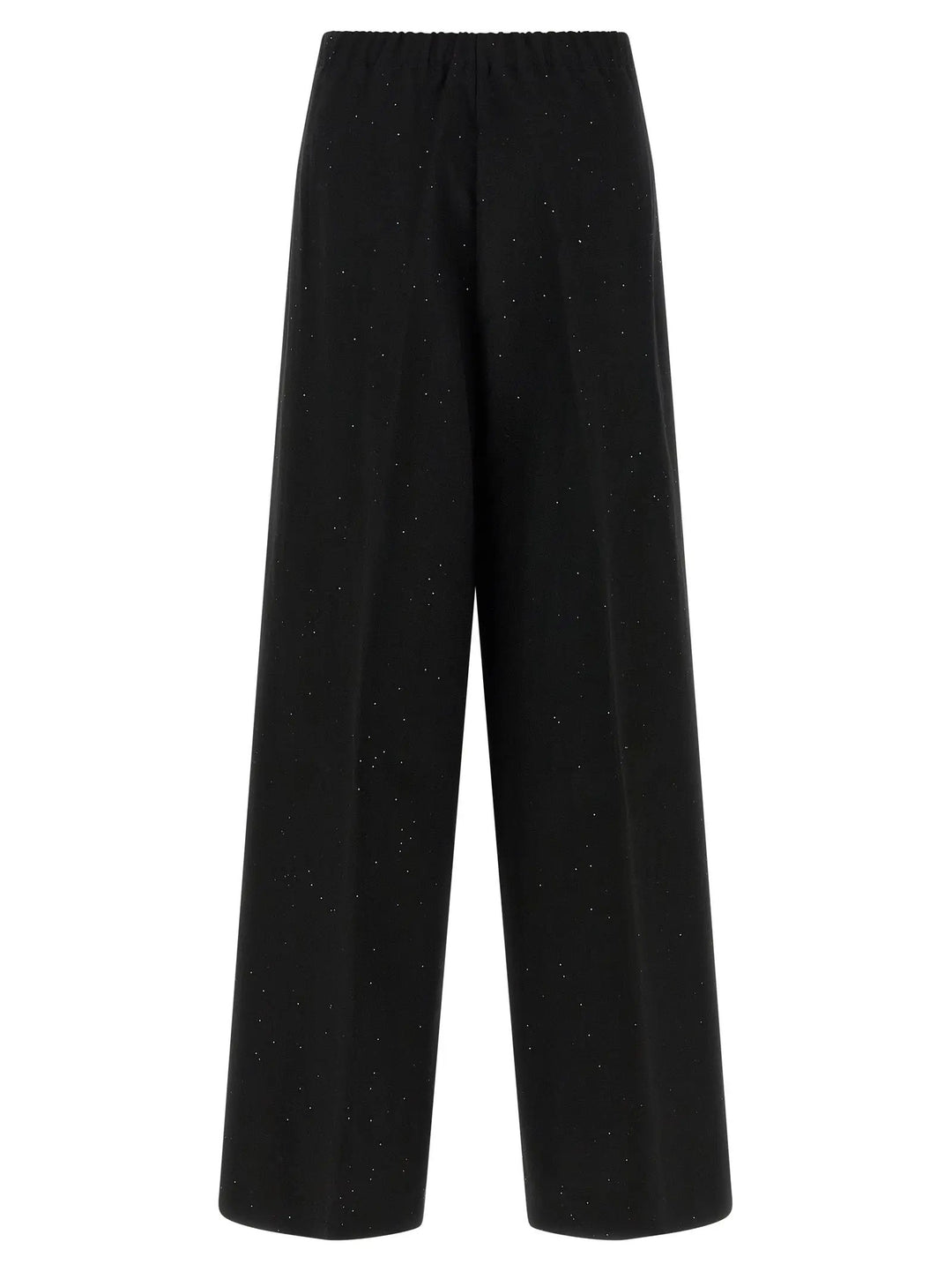 Herno Black Viscose Pants