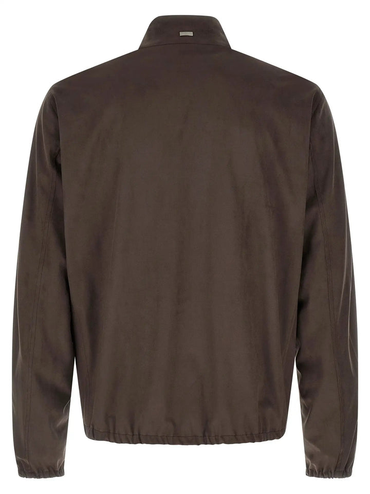 Herno Brown Polyester Jacket