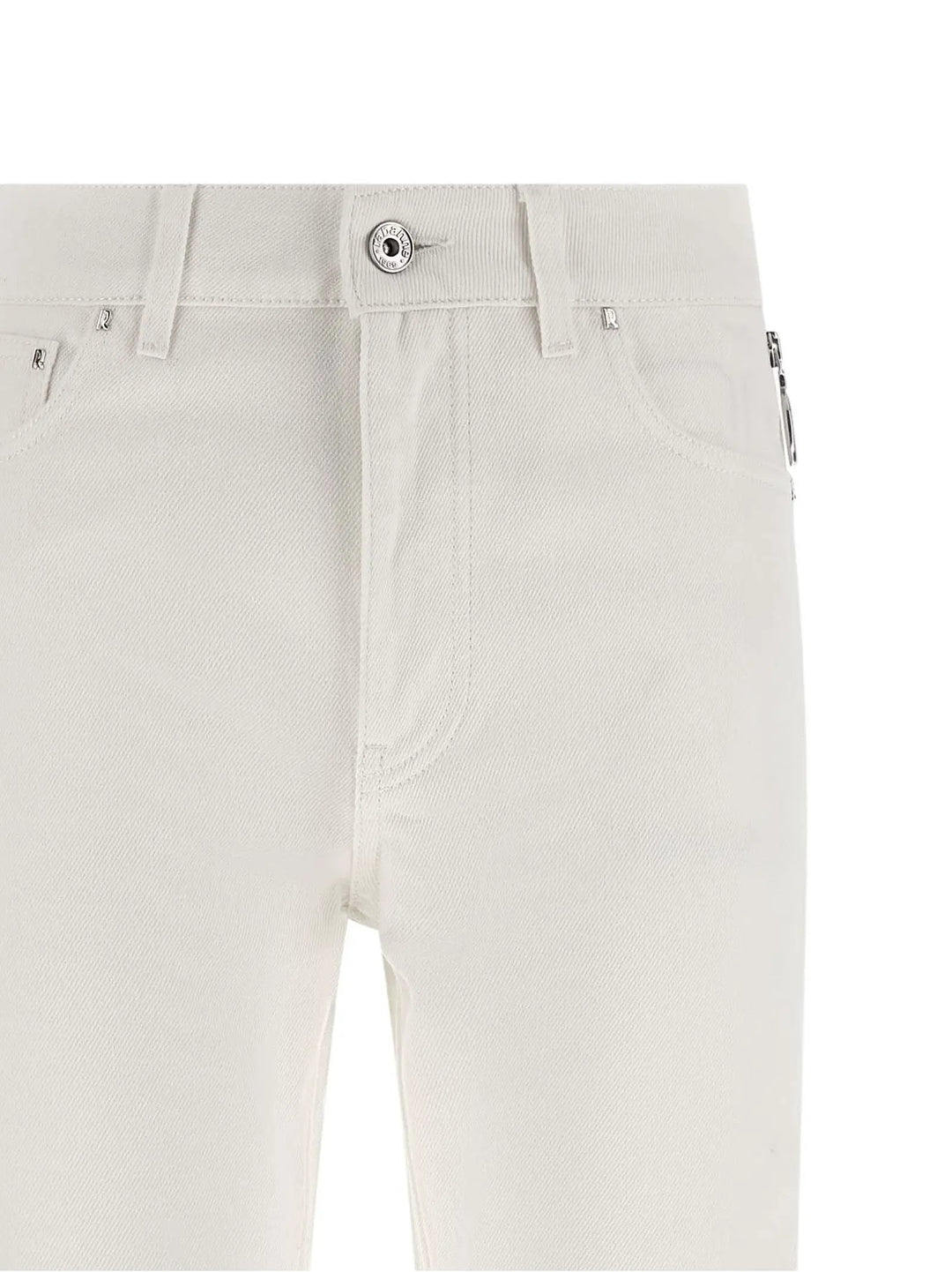 Paco Rabanne White Cotton Jeans Denim