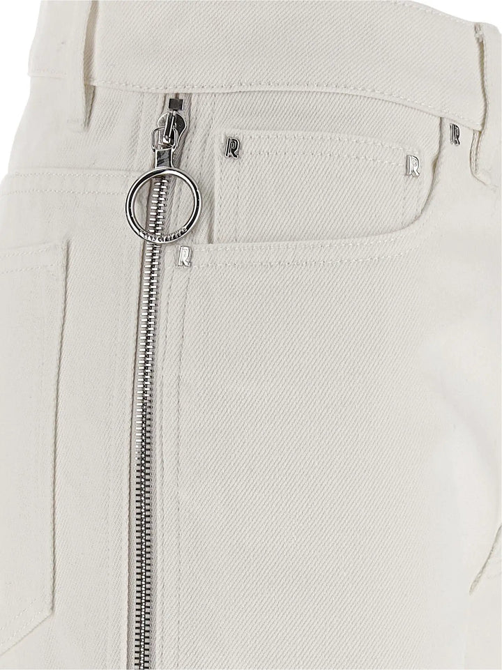 Paco Rabanne White Cotton Jeans Denim