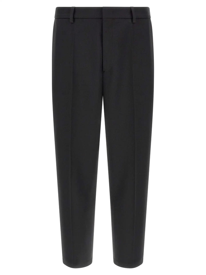 Jil Sander Black Polyester Dress Pants