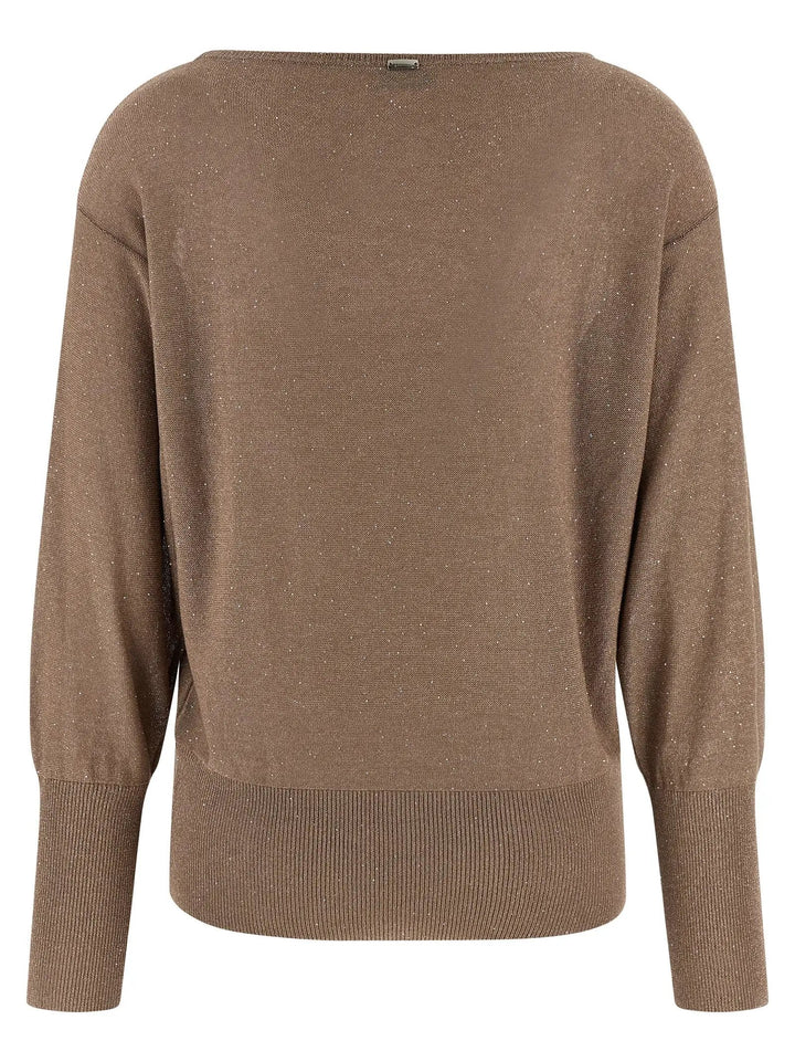 Herno Brown Viscose Cardigan