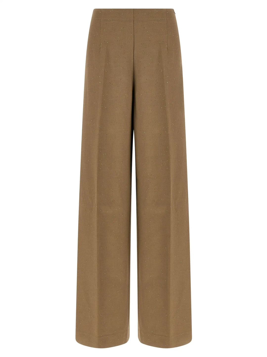 Herno Brown Viscose Casual Pants