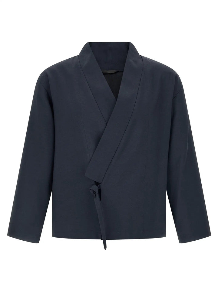 Kenzo Blue Viscose Blazer