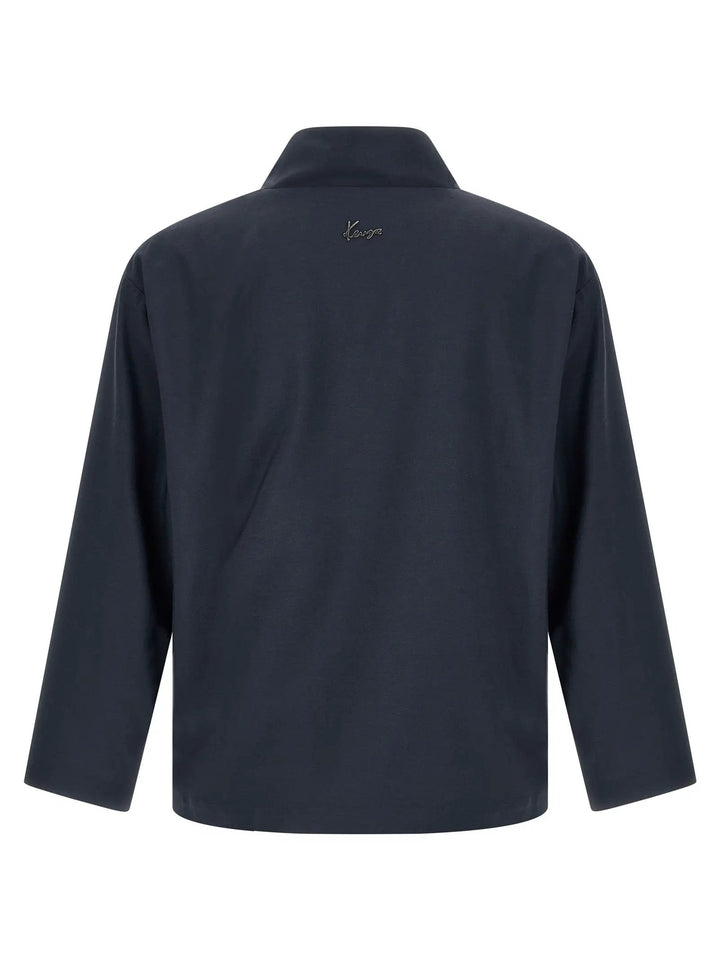 Kenzo Blue Viscose Blazer