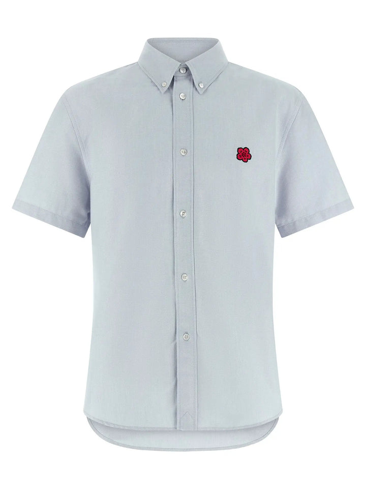 Kenzo Blue Cotton Blouse