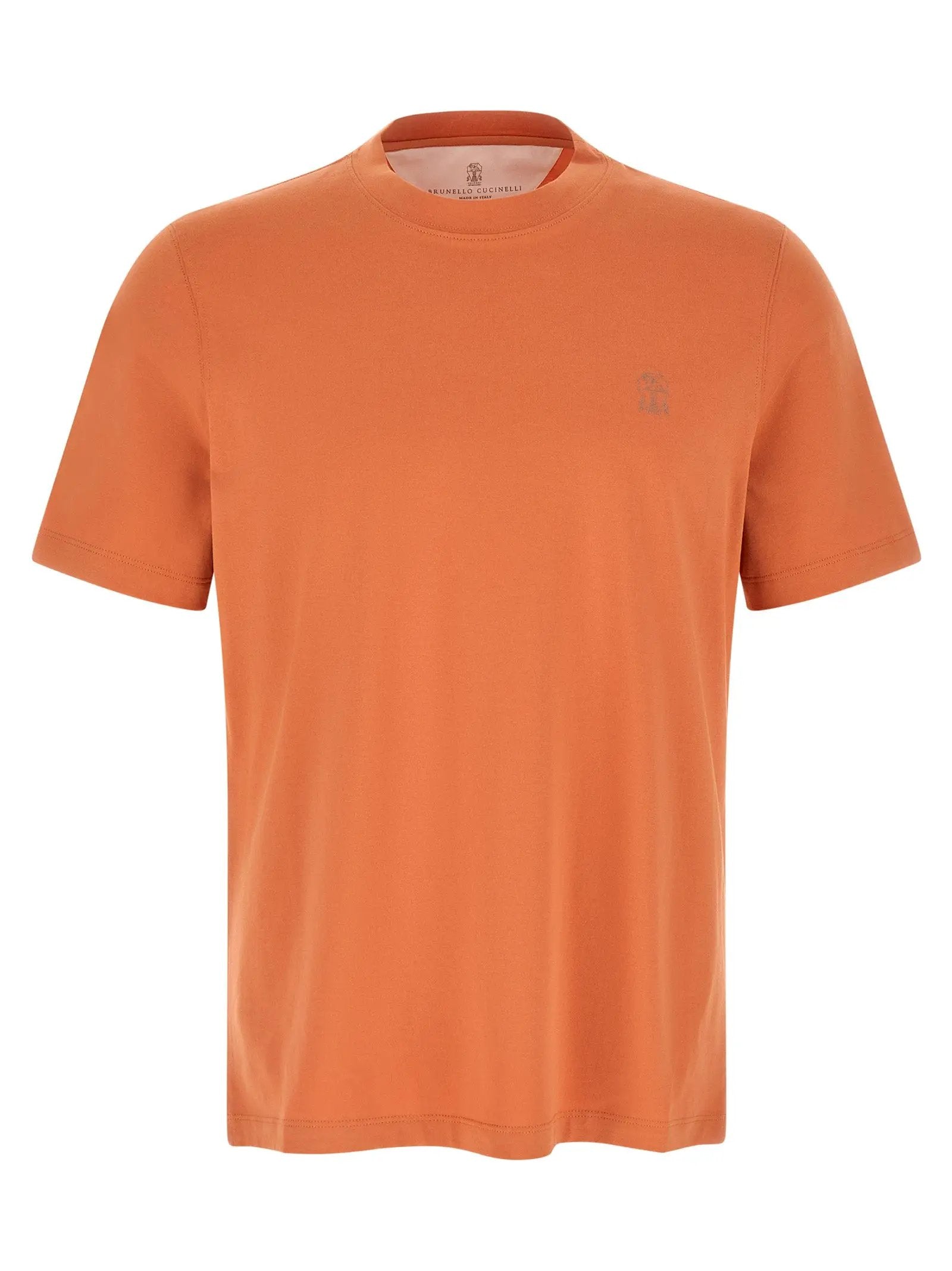 Brunello Cucinelli Orange Cotton T-Shirt – Ask Me Wear