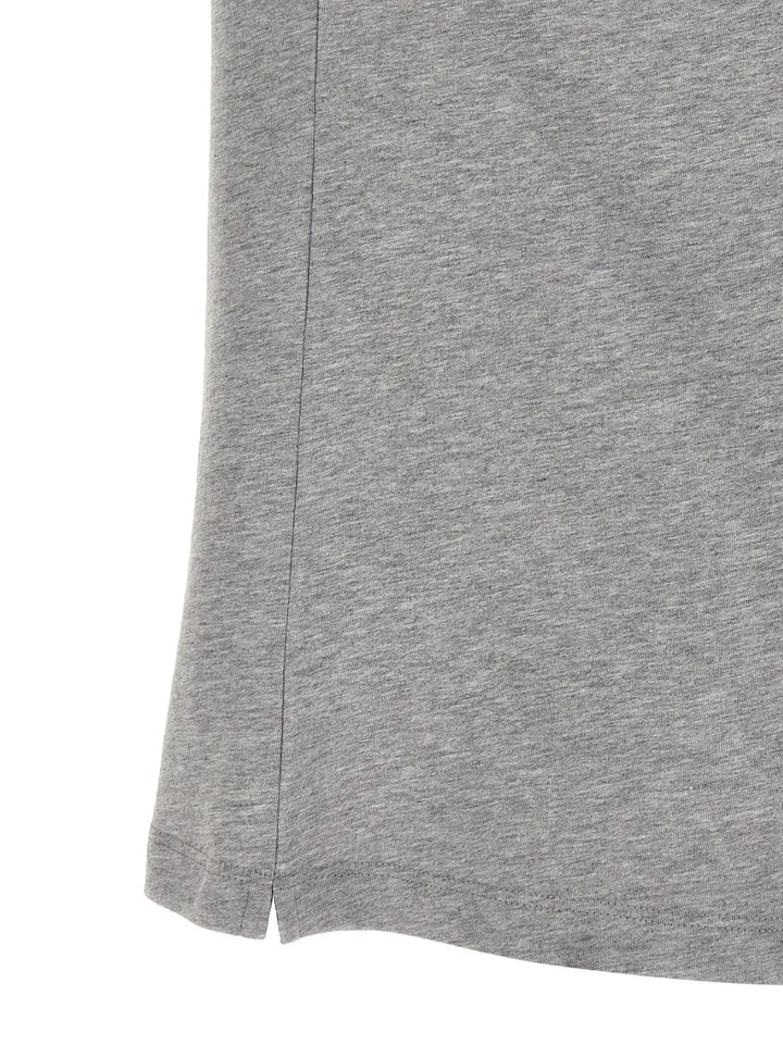 Brunello Cucinelli Gray Cotton Polo Shirt