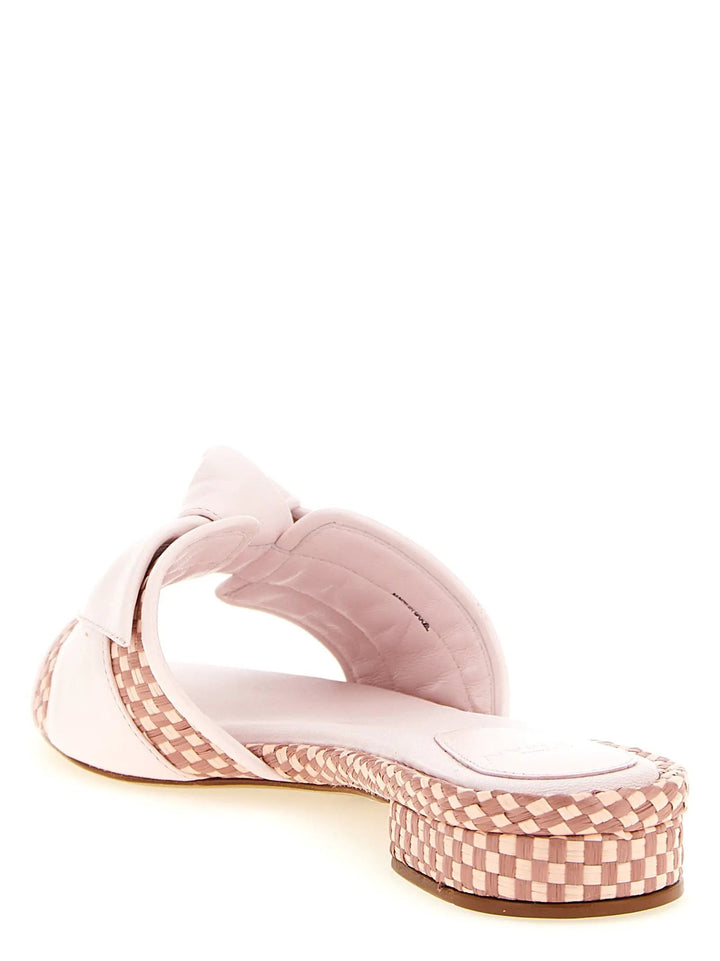 Alexandre Birman Multicolor Cowhide Slides