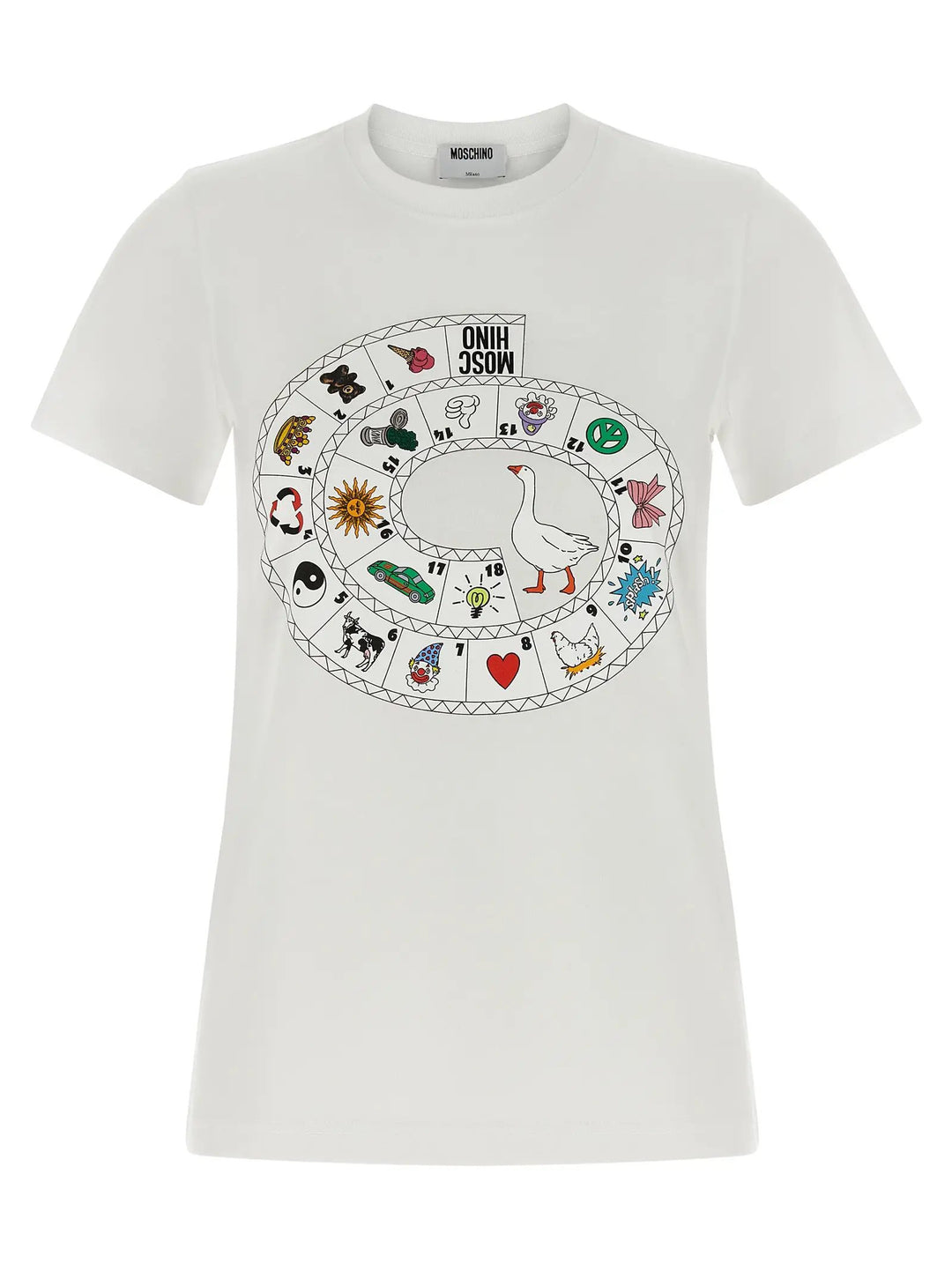 Moschino White Cotton T-Shirt
