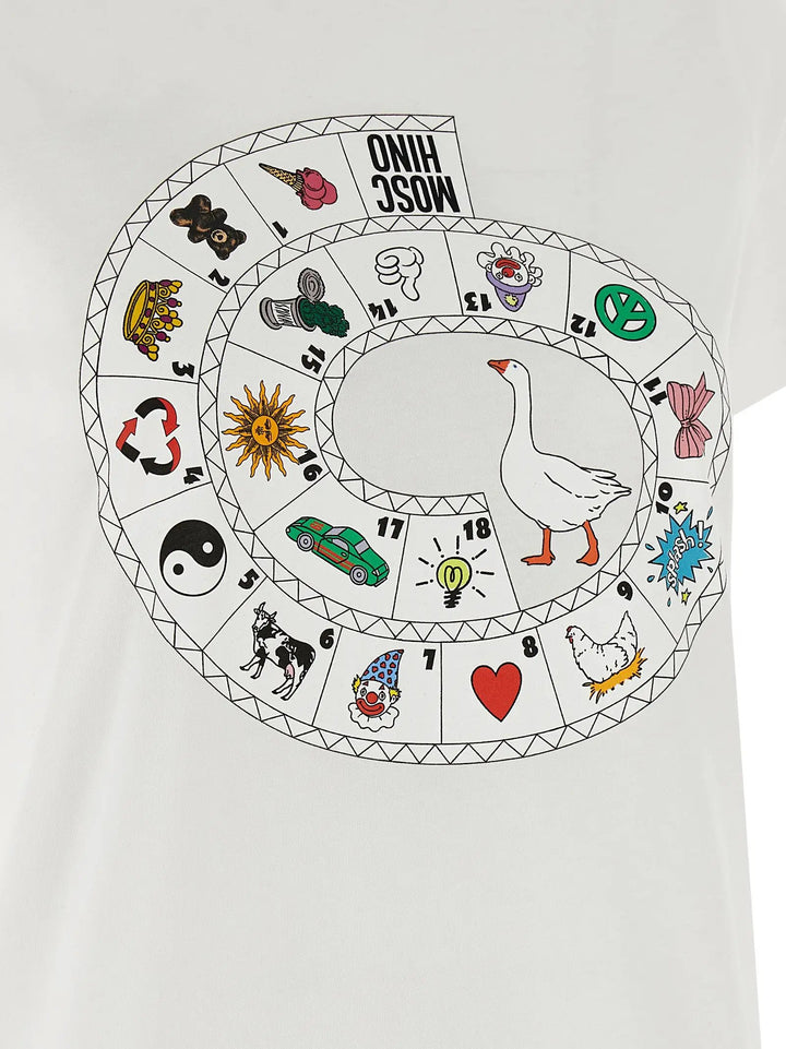 Moschino White Cotton T-Shirt