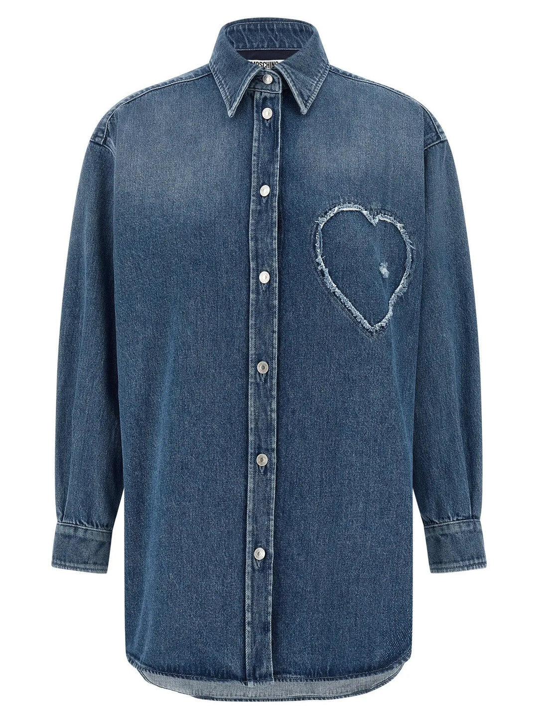 Moschino Blue Cotton Blouse