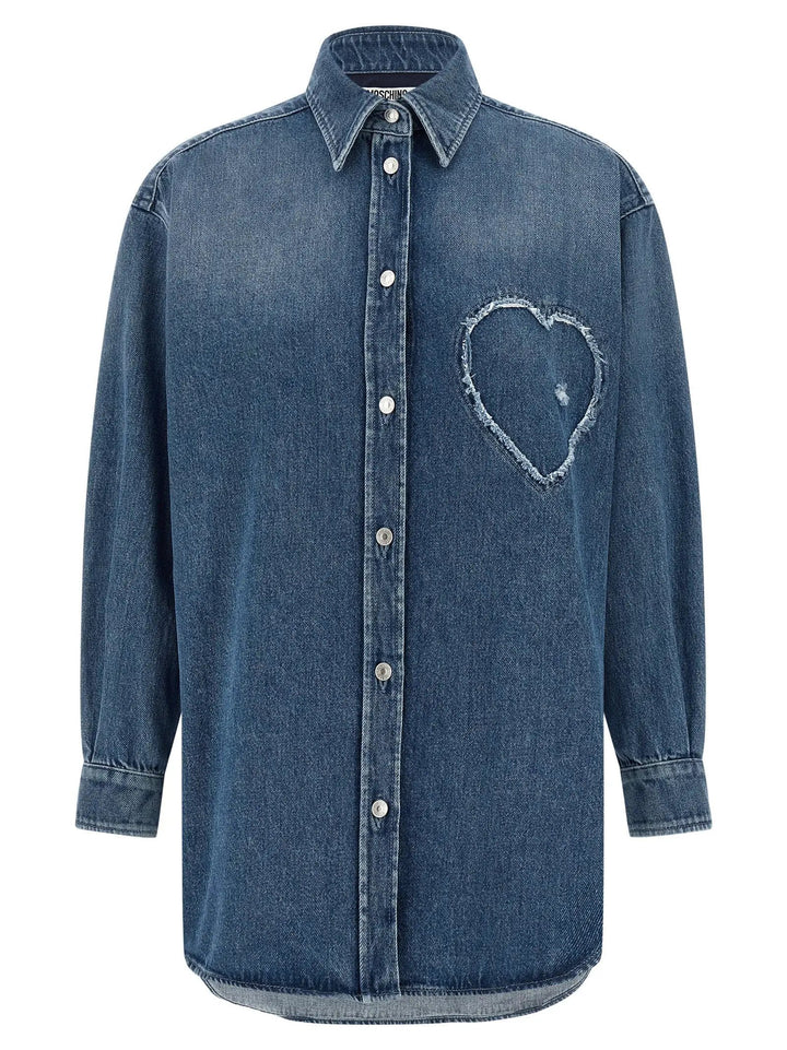 Moschino Blue Cotton Blouse
