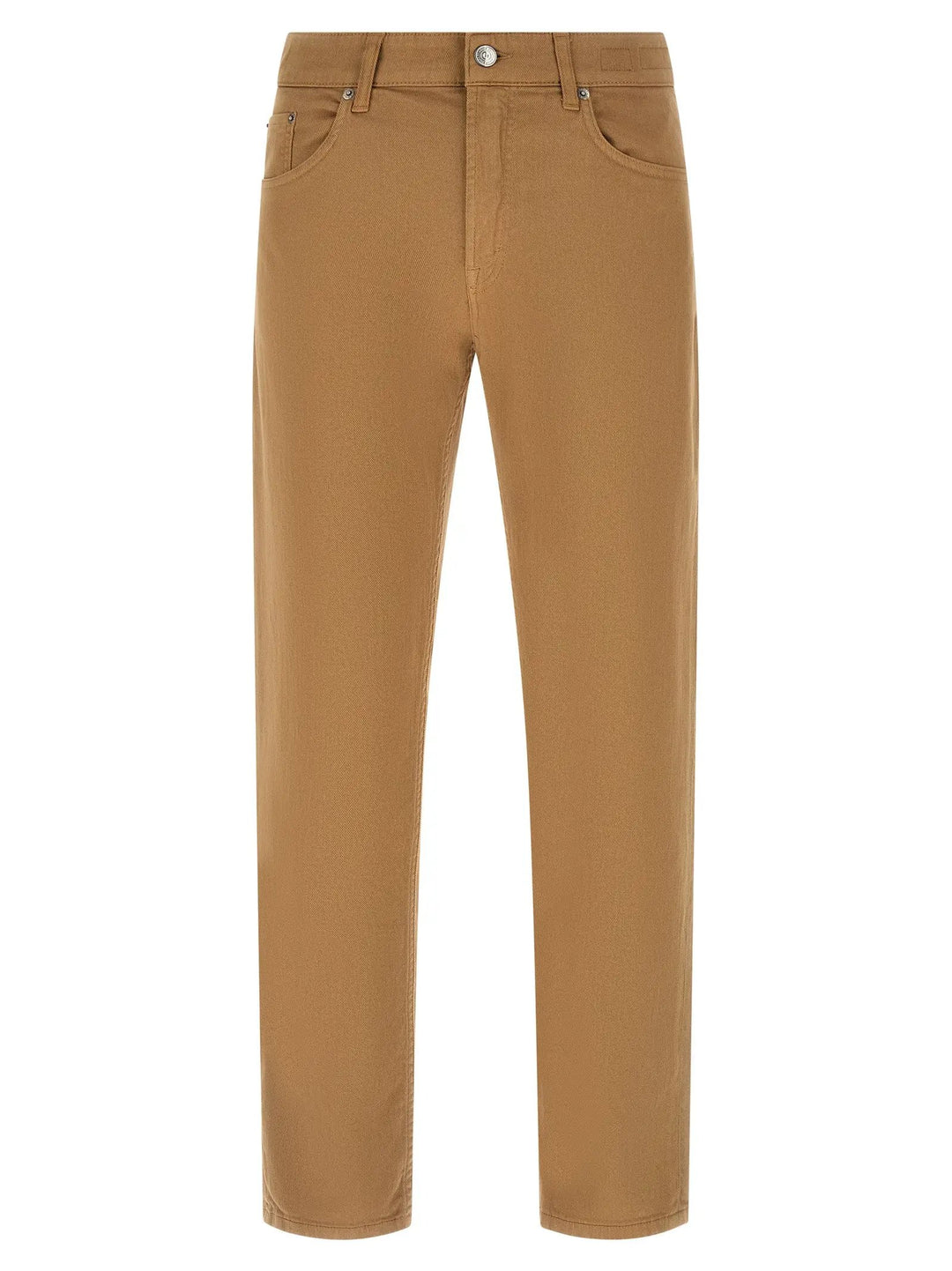 Department 5 Beige Cotton Straight-Leg Jeans