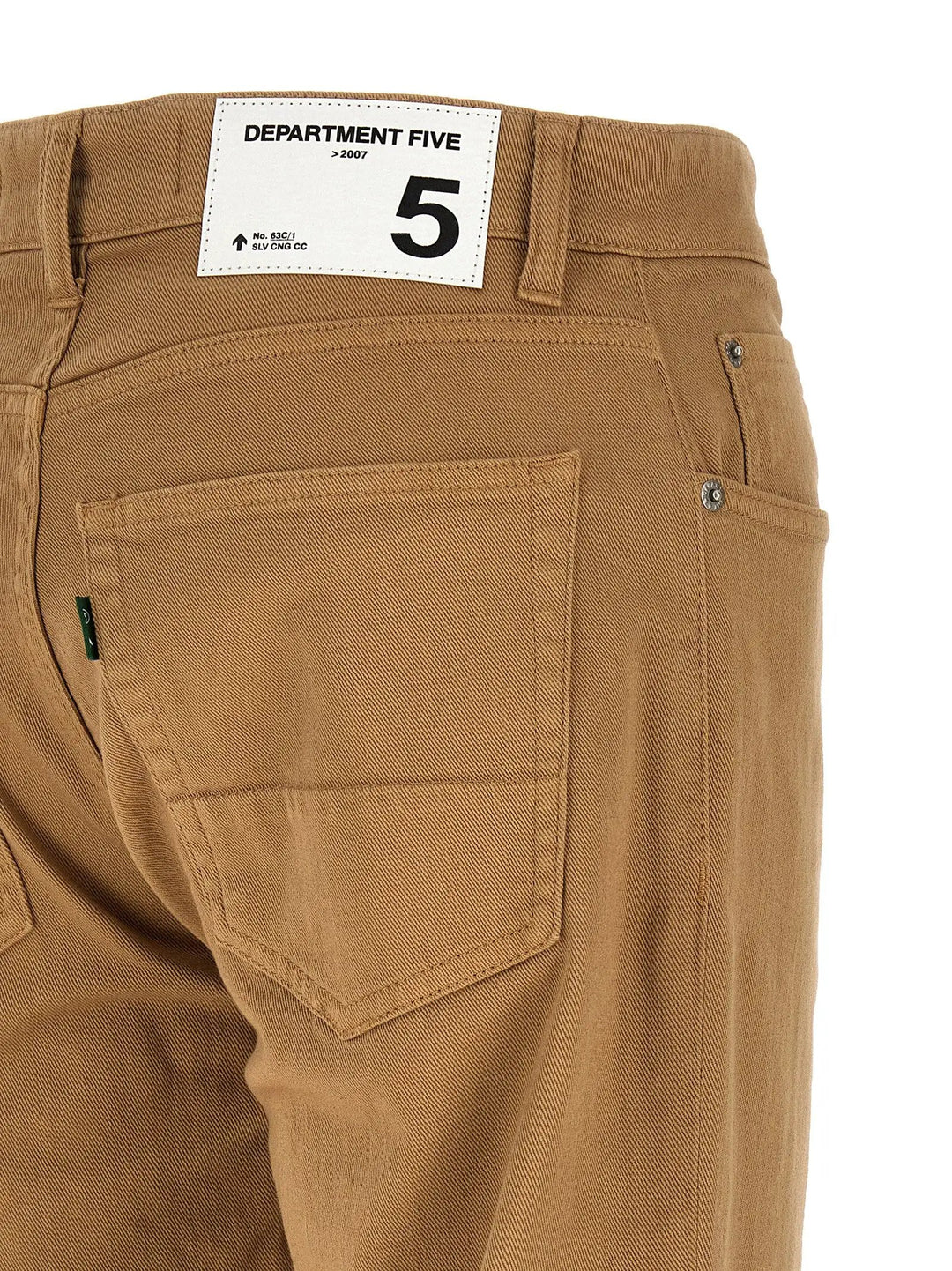 Department 5 Beige Cotton Straight-Leg Jeans