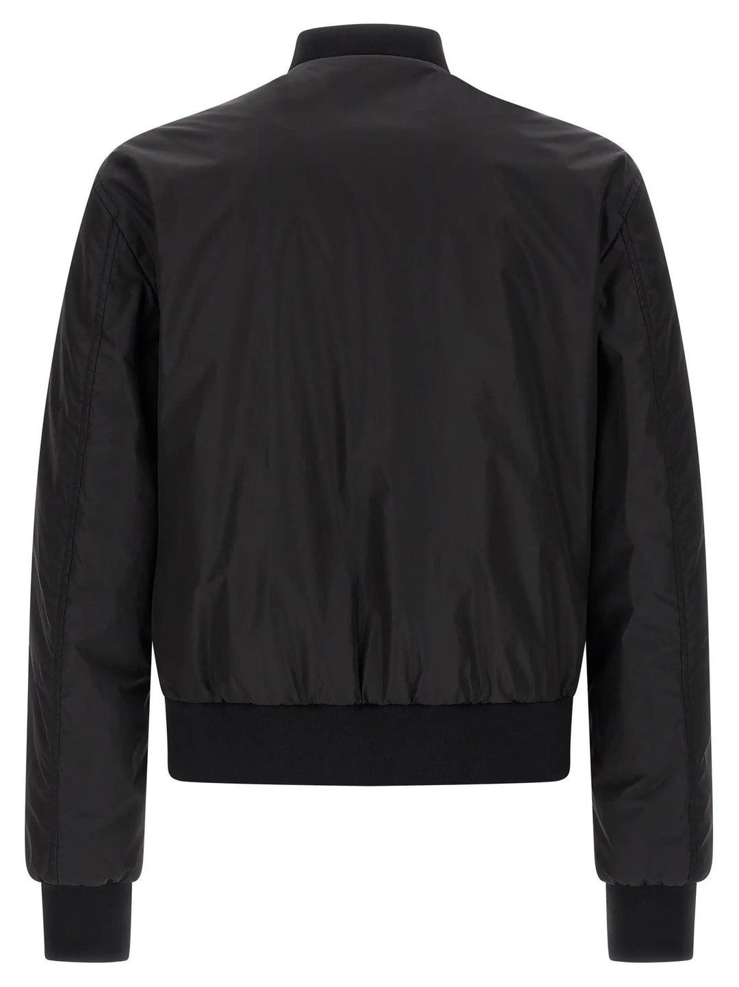 Dolce &amp; Gabbana Black Polyamide Bomber