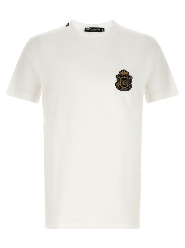 Dolce &amp; Gabbana White Cotton T-Shirt