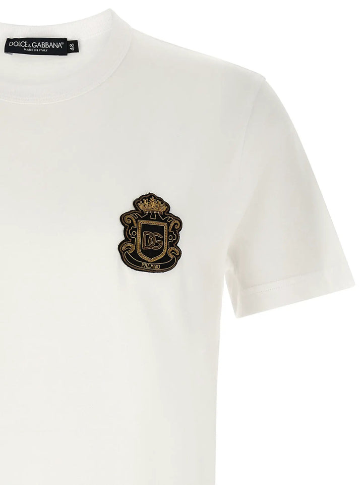 Dolce &amp; Gabbana White Cotton T-Shirt