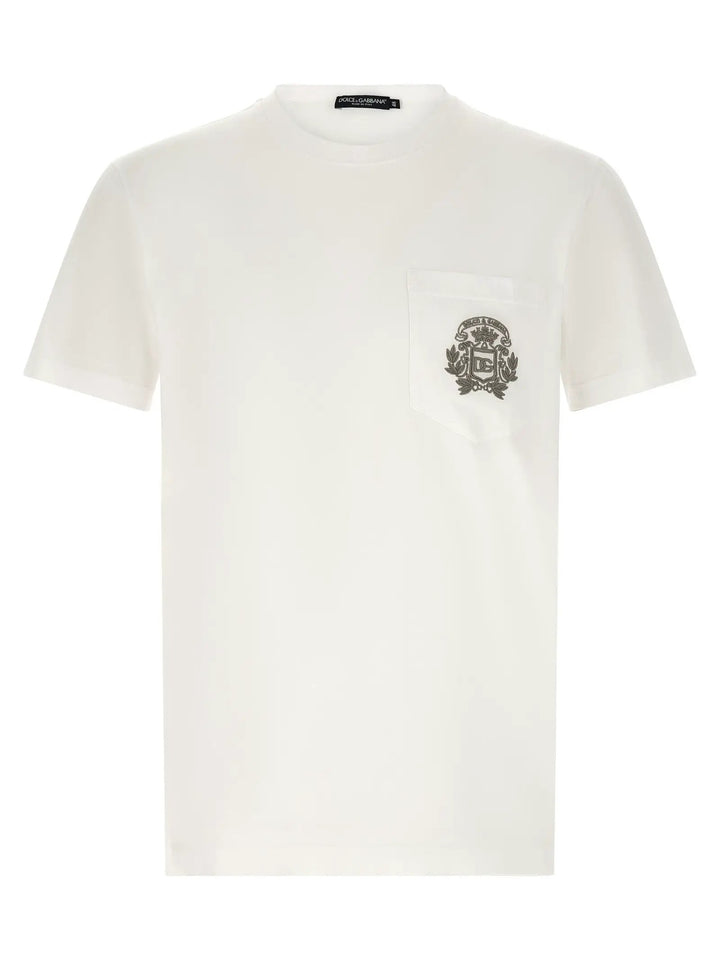Dolce &amp; Gabbana White Cotton T-Shirt