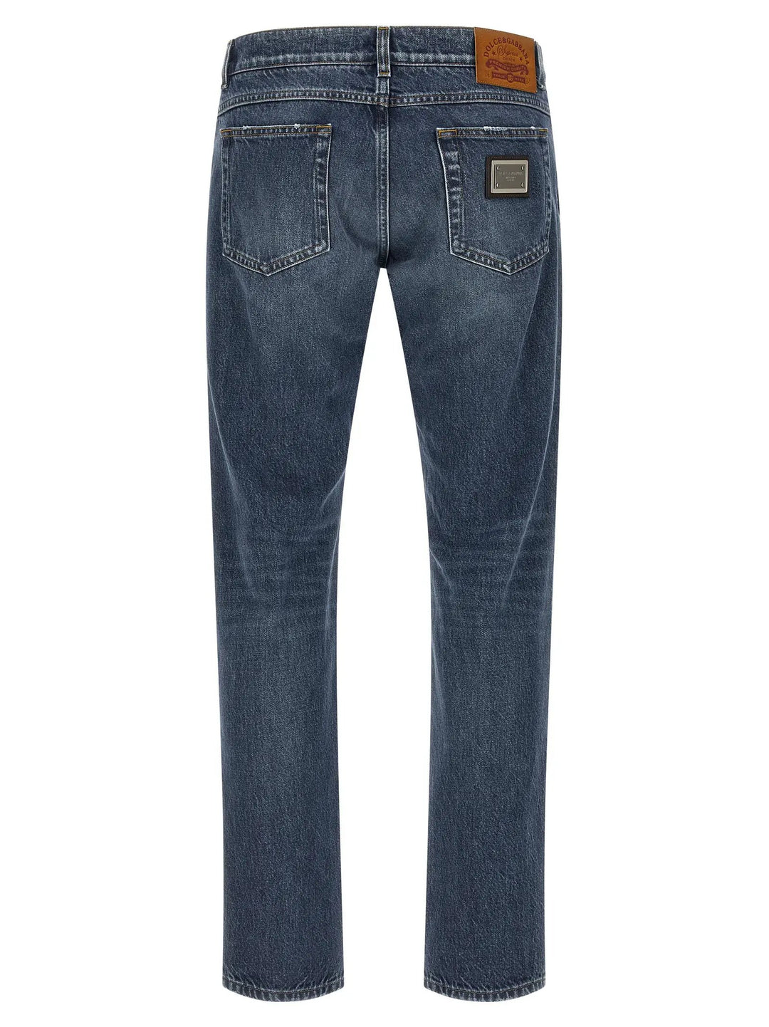 Dolce &amp; Gabbana Sample Sale | Dolce &amp; Gabbana Blue Cotton Straight-Leg Jeans - | Designer outlet