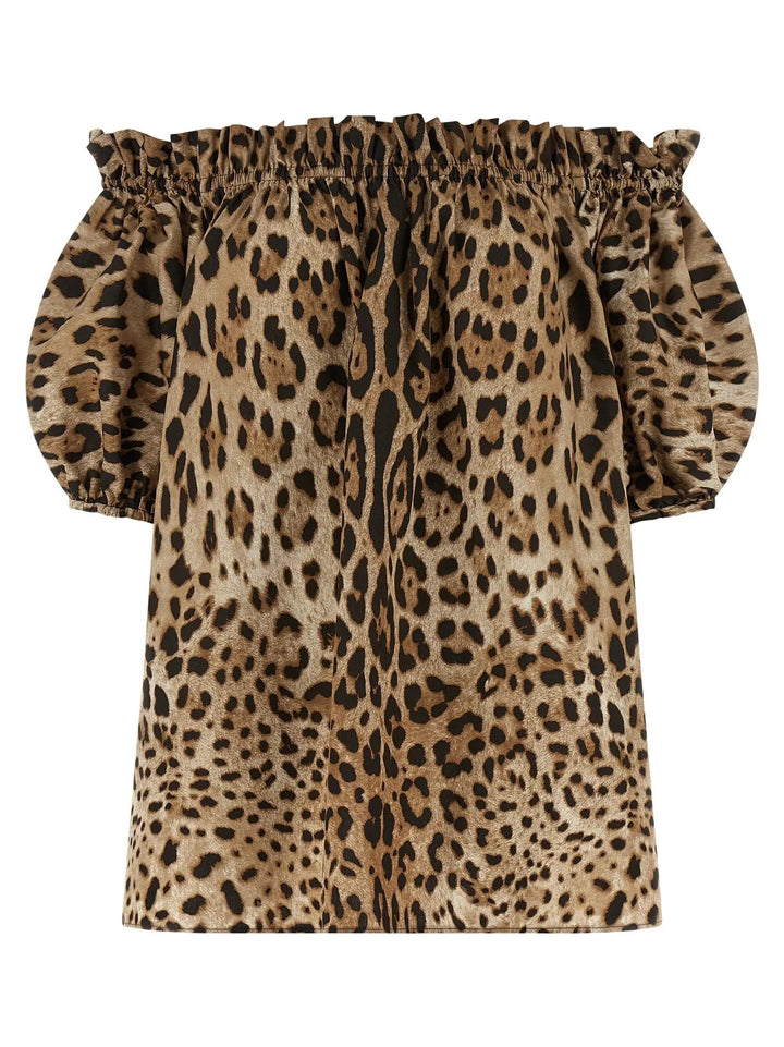 Dolce &amp; Gabbana Brown Cotton Shirt