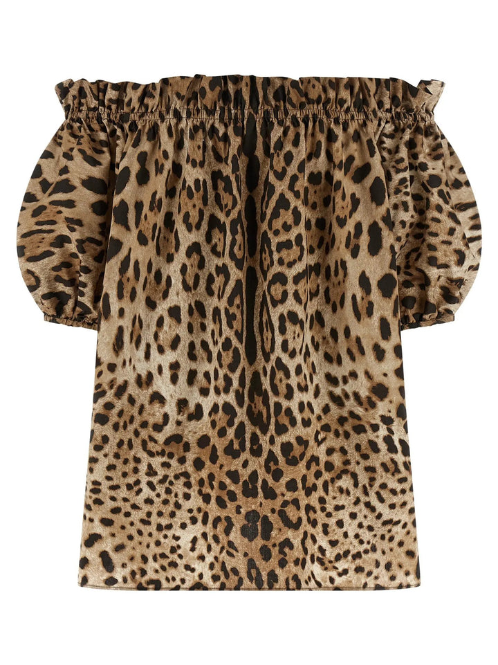 Dolce &amp; Gabbana Brown Cotton Shirt