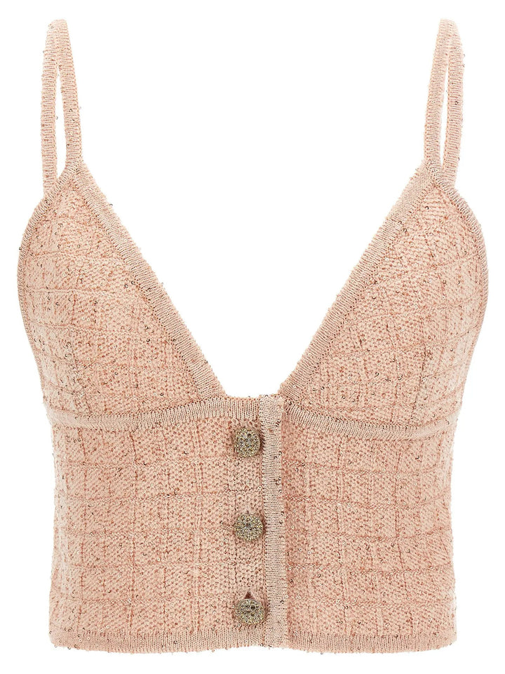 Alessandra Rich Multicolor Polyester Tank Tops
