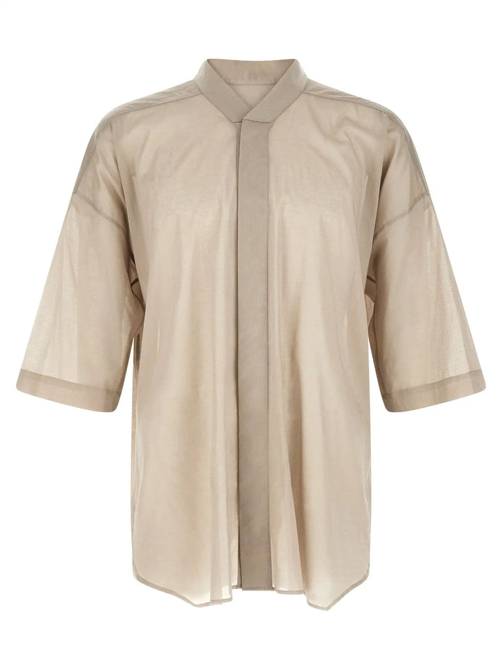 Rick Owens Gray Cotton Blouse