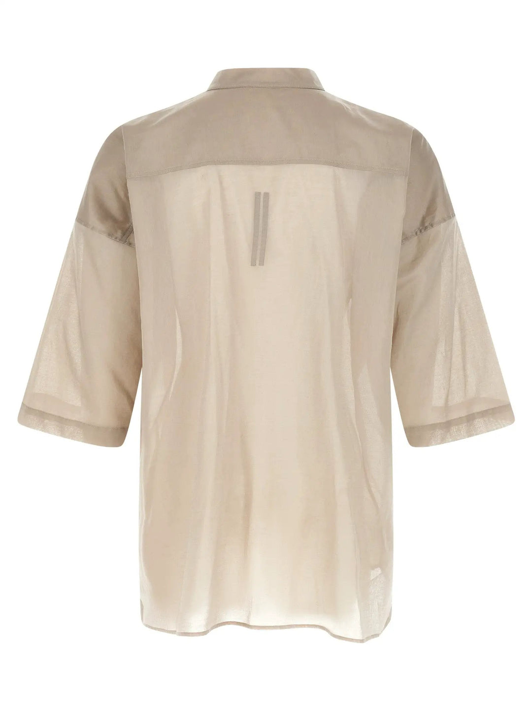 Rick Owens Gray Cotton Blouse