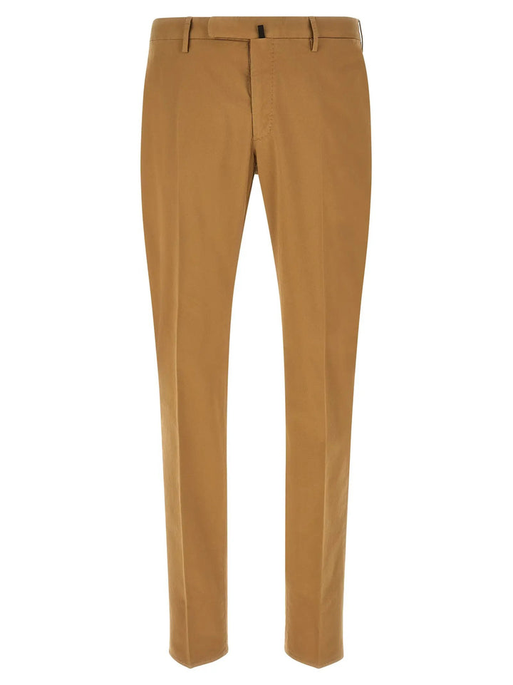 Incotex Brown Cotton Casual Pants