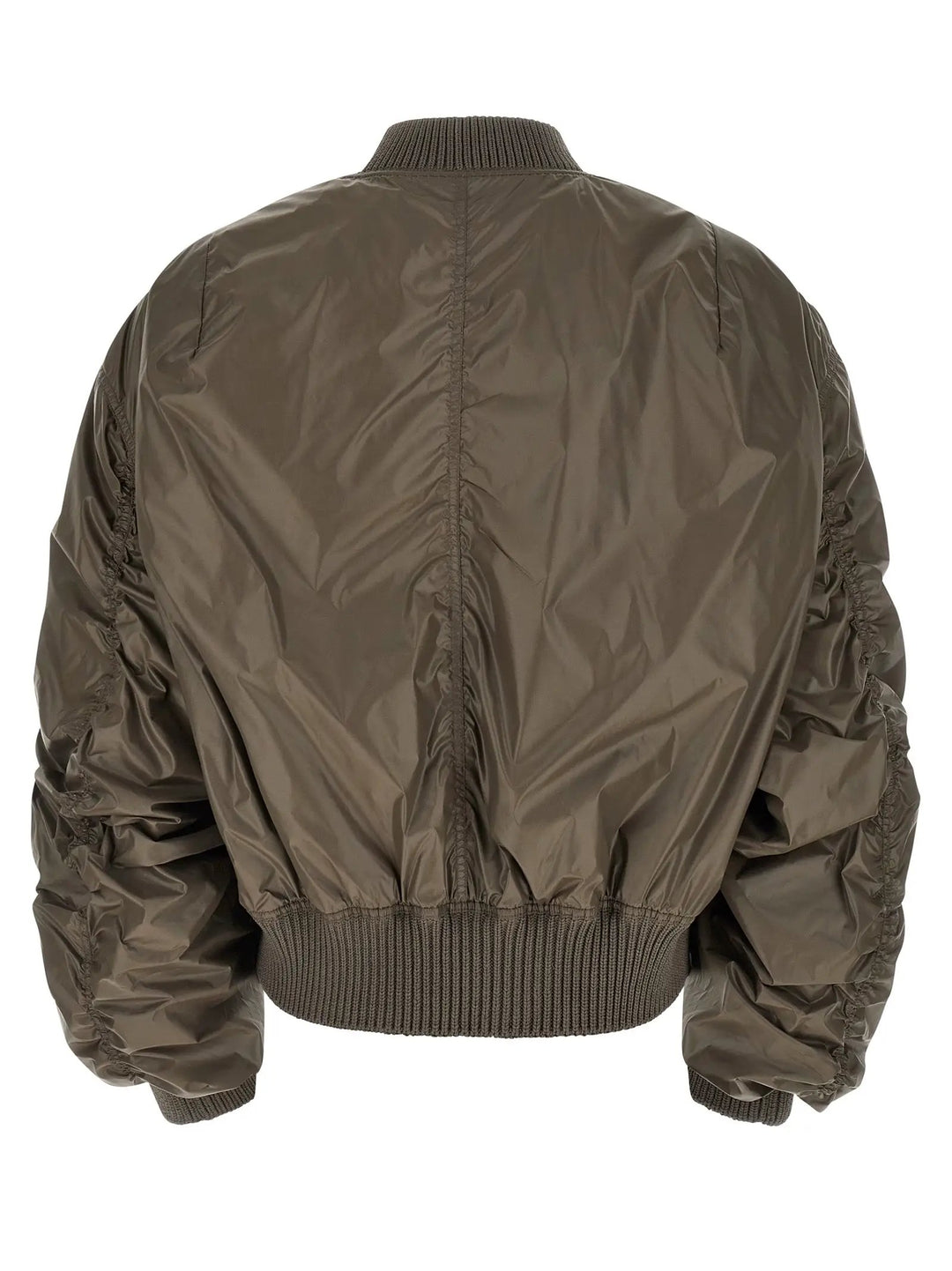 Rick Owens Gray Nylon Bomber