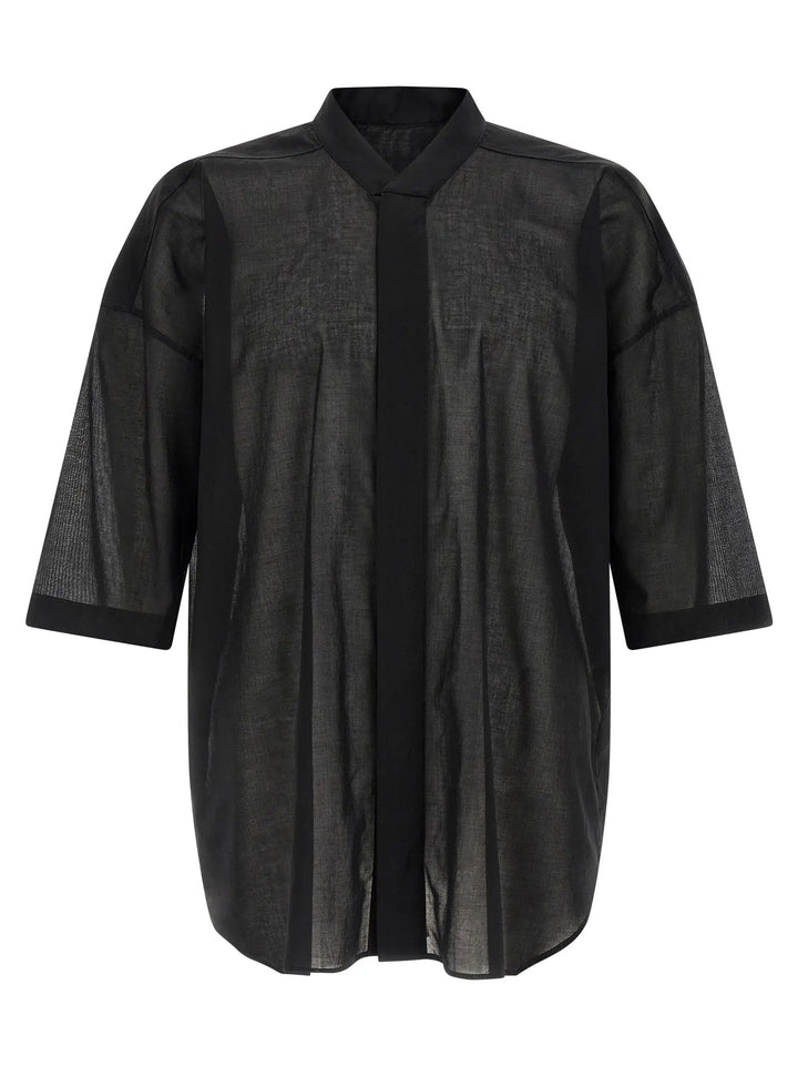 Rick Owens Sample Sale | Rick Owens Black Cotton Blouse - | Designer outlet