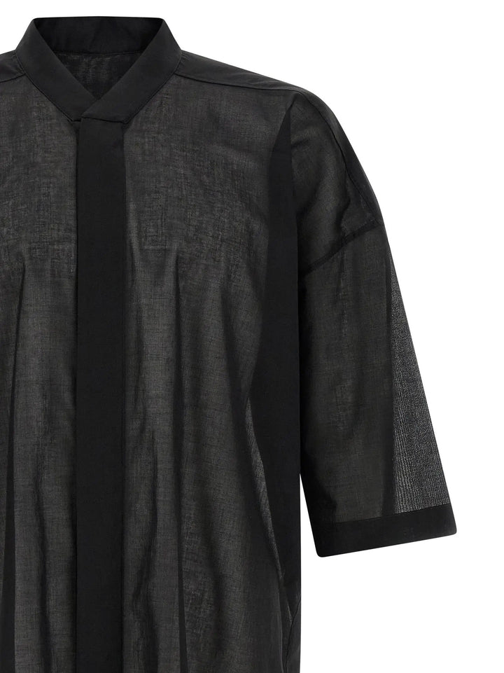 Rick Owens Sample Sale | Rick Owens Black Cotton Blouse - | Designer outlet