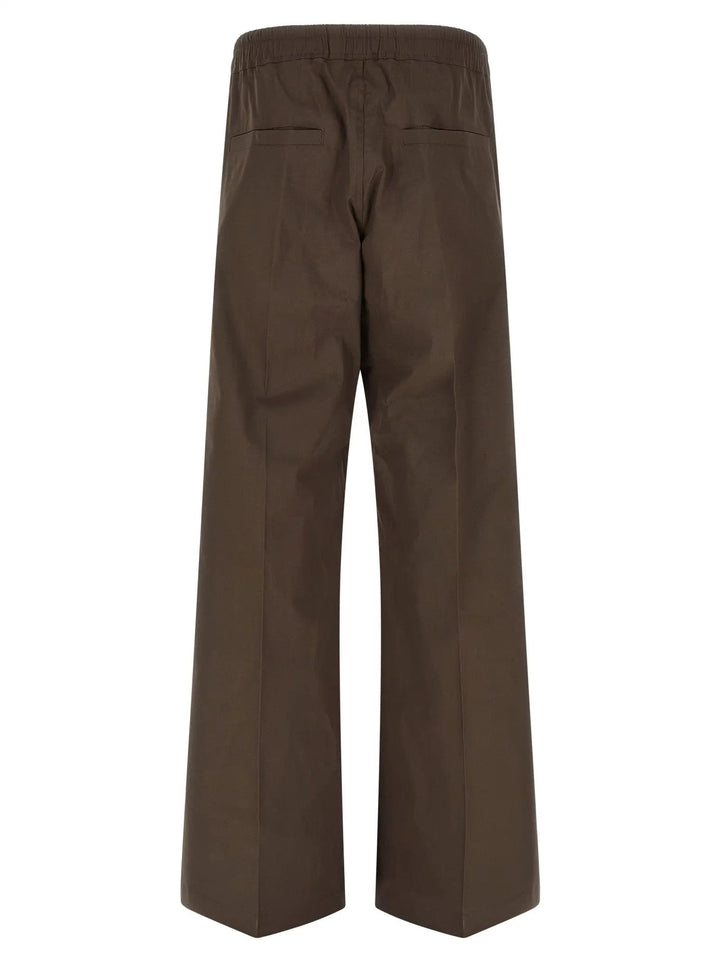 Rick Owens Brown Cotton Cargo Pants