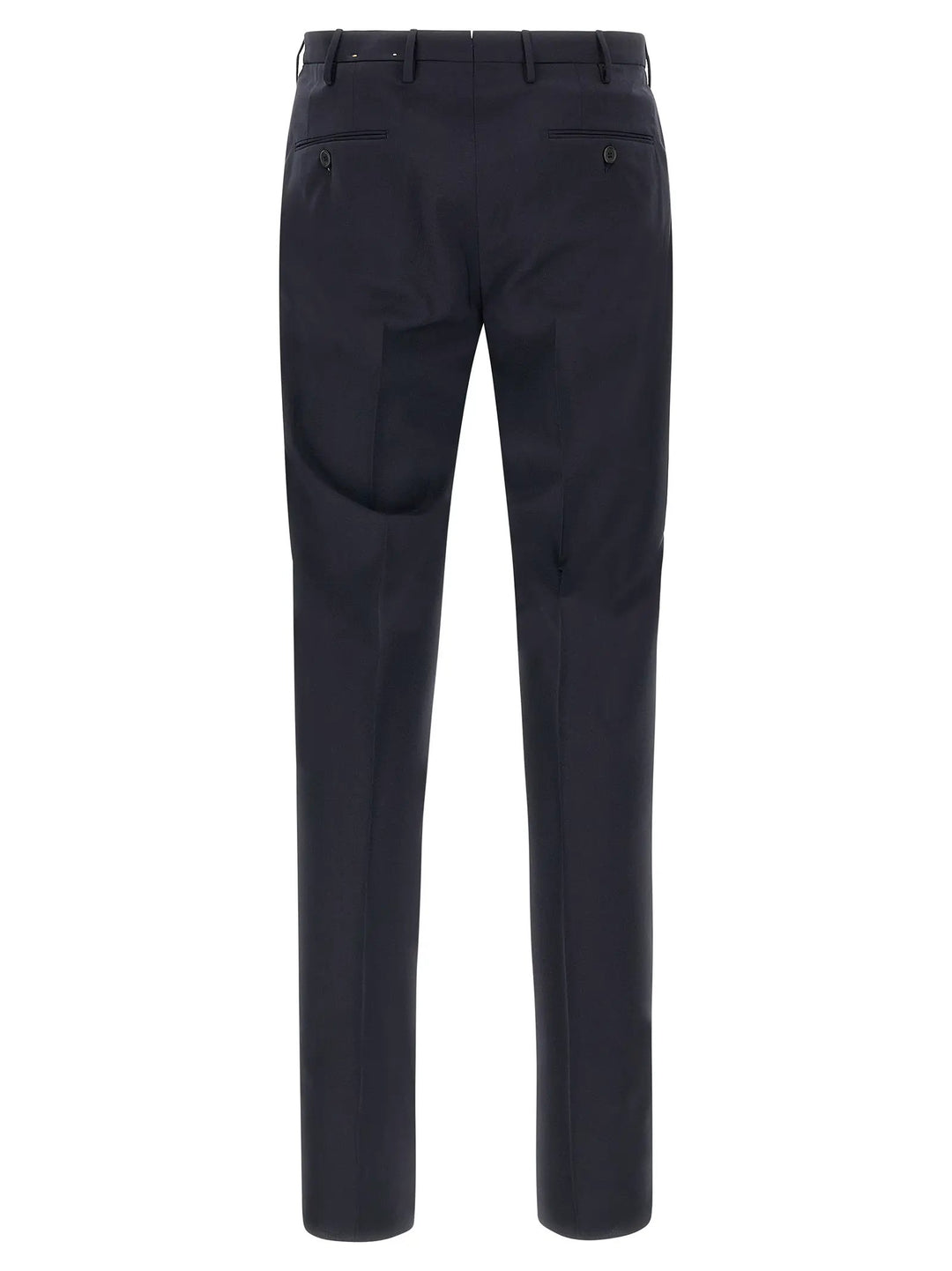 Incotex Blue Virgin Wool Dress Pants