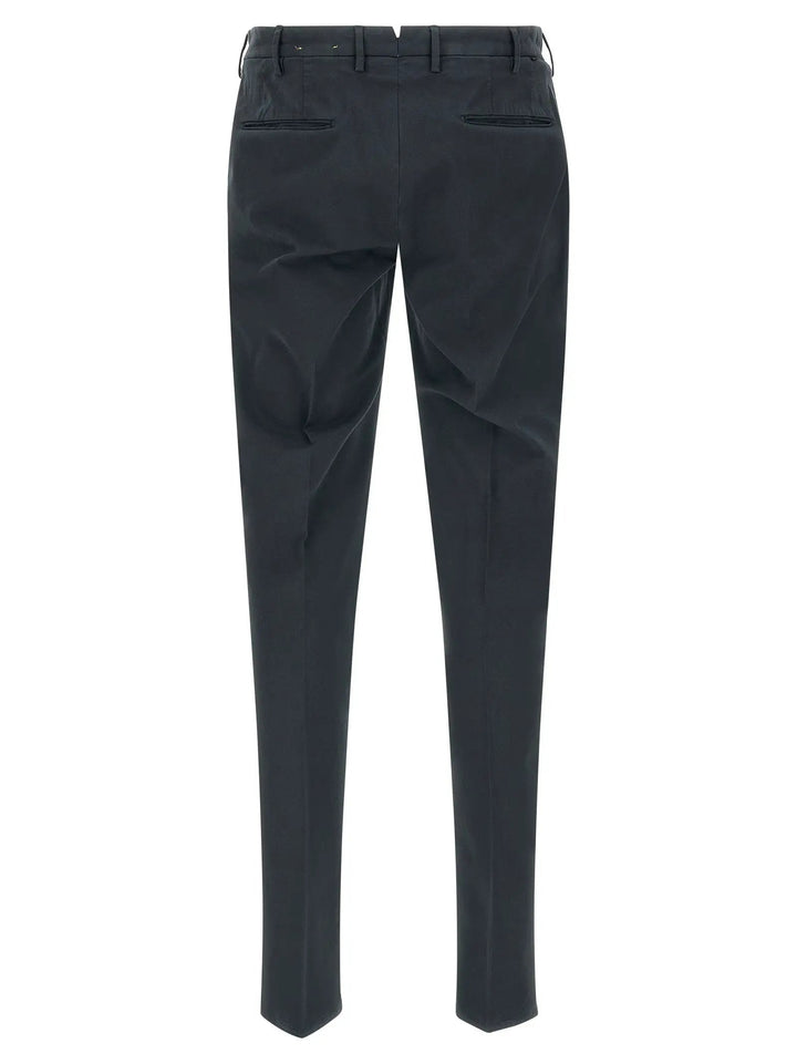 Incotex Blue Cotton Casual Pants