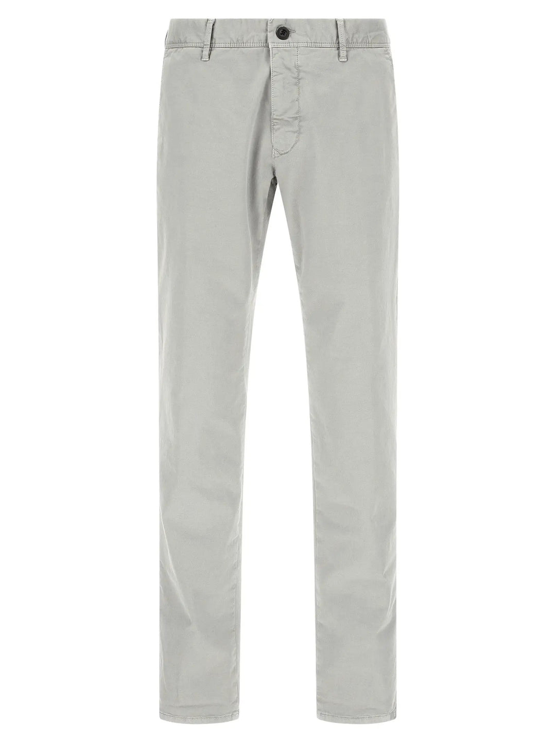 Incotex Gray Cotton Casual Pants