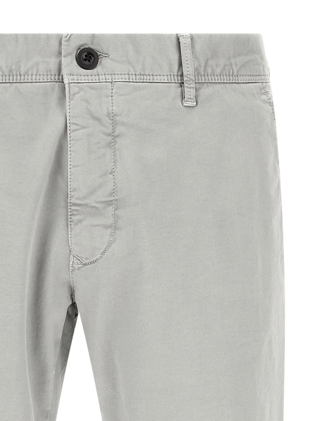 Incotex Gray Cotton Casual Pants